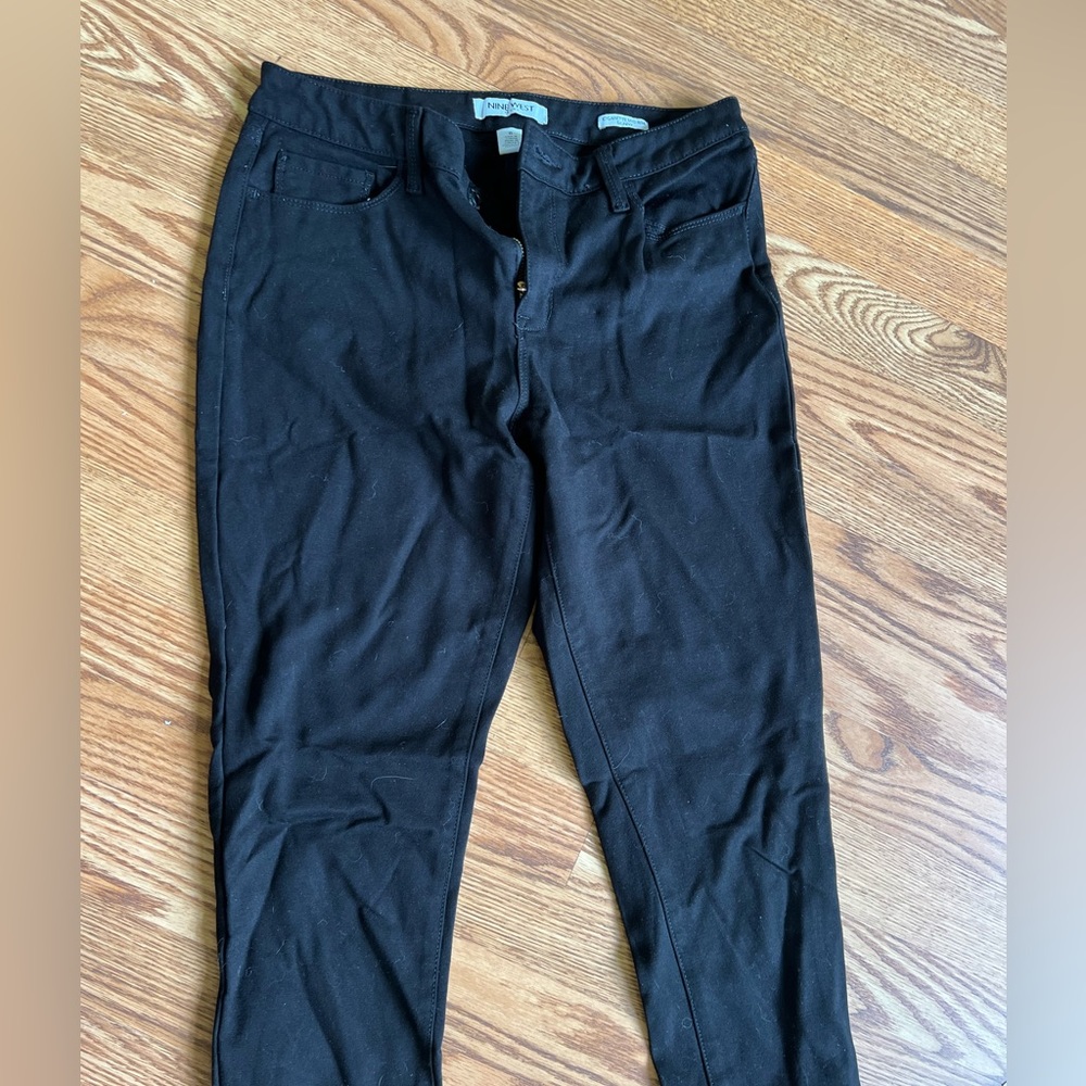 Nine West cigarette pants mid rise skinny size 8